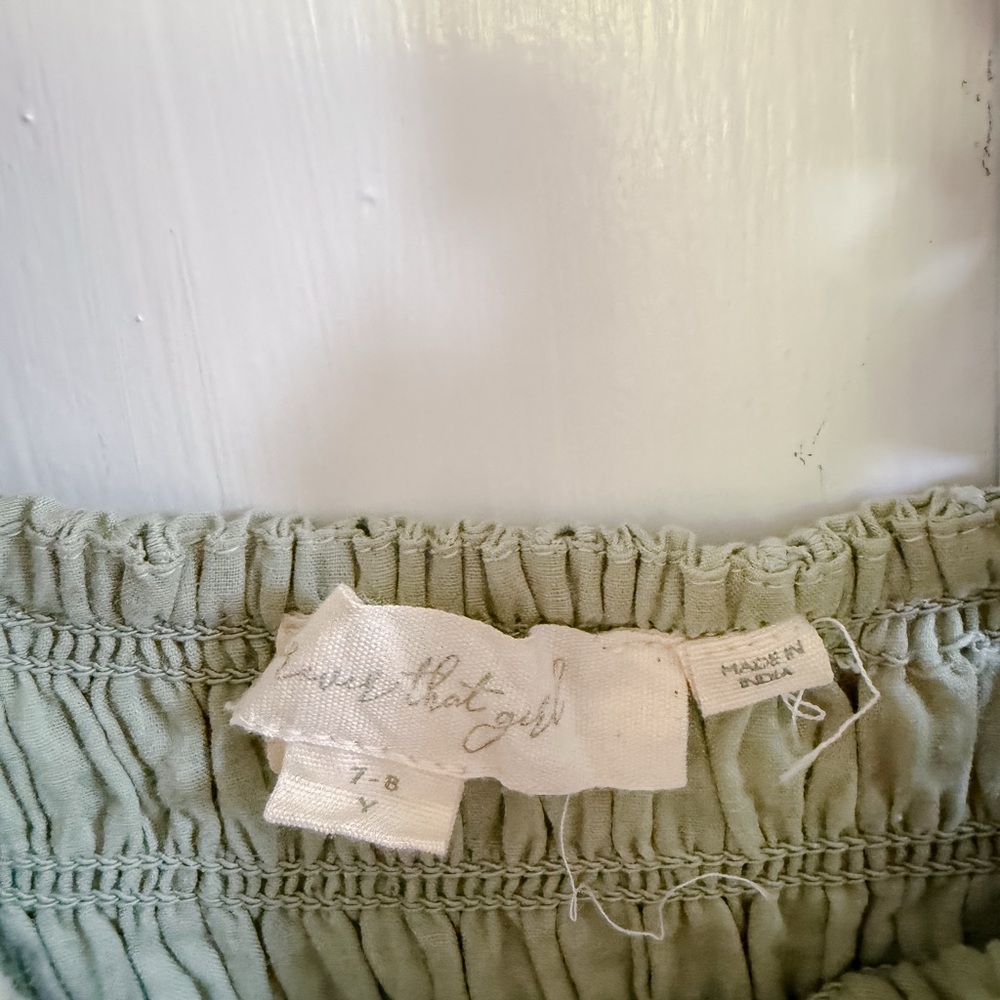 Anthropologie Forever that girl - Sage Green Smocked top - Picture 4 of 10